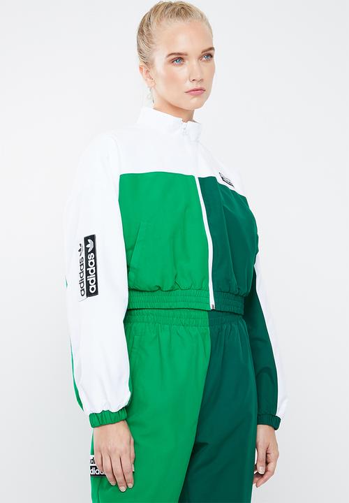 adidas originals track top green