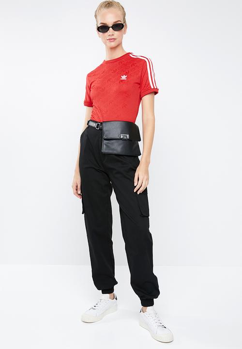 adidas Originals - Short sleeve bodysuit - red