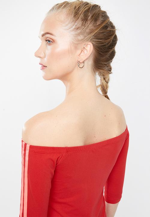adidas Originals - Shoulder dress - red