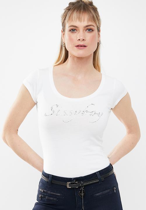SISSY BOY - Ruby-mae round neck tee - white