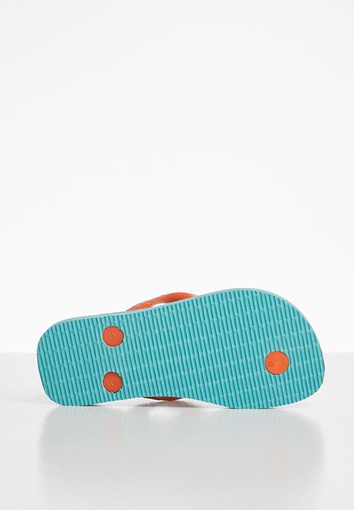 Havaianas - Kids radical flip flops - blue & orange