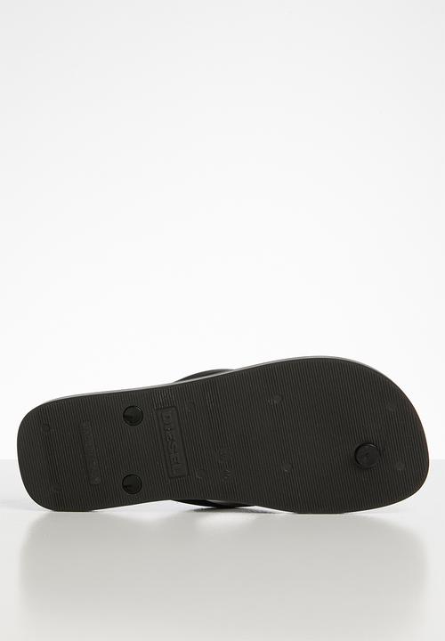 Diesel  - SA-briian w flip flops - black/orange popsicle