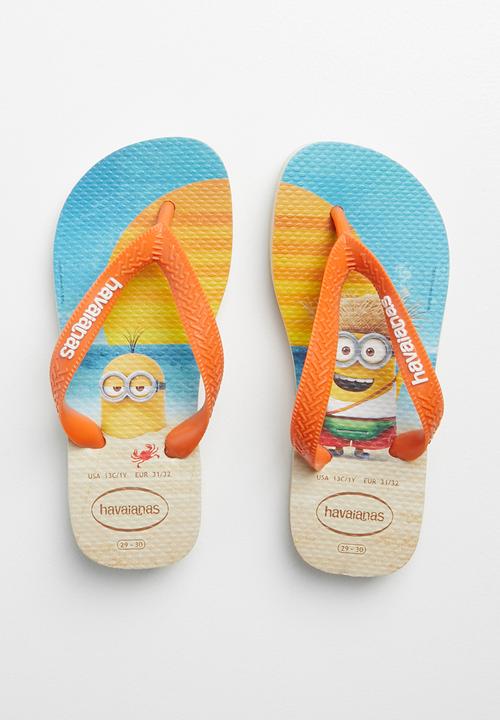 havaianas minions flip flops