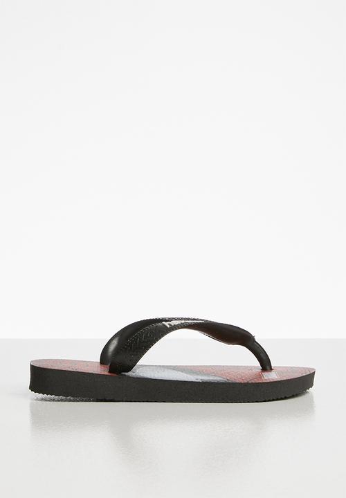 Havaianas - Kids top marvel - black & red