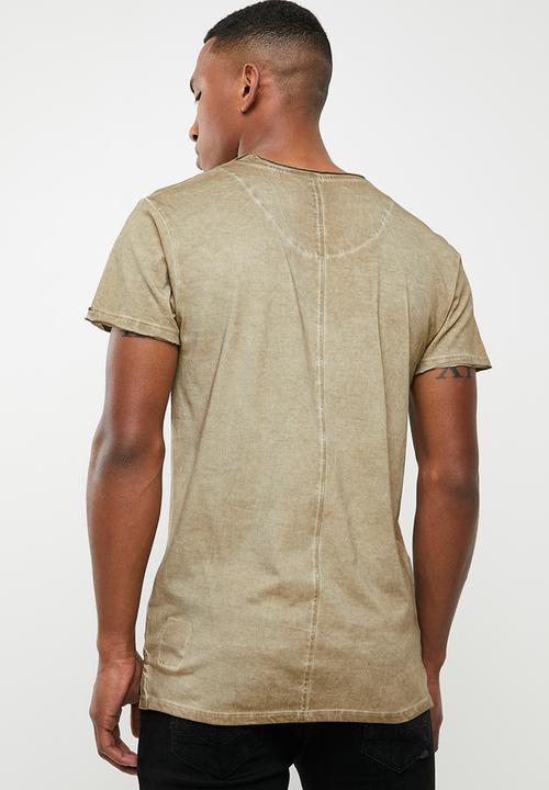 S.P.C.C - Reverse dirty dye logo tee - green