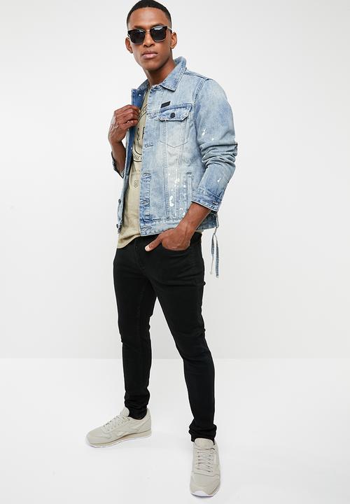 S.P.C.C - Washed denim jacket - blue