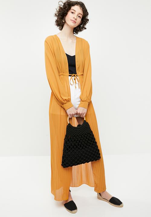 Revenge - Floor length kimono - yellow