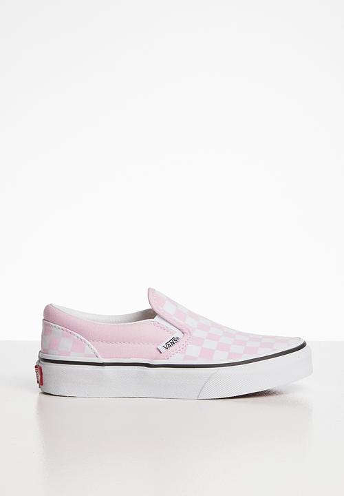 Vans - Uy classic slip-on - pink & white
