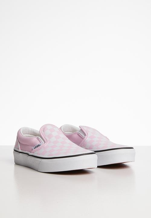 Vans - Uy classic slip-on - pink & white