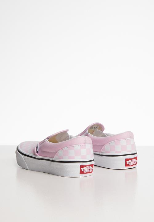 Vans - Uy classic slip-on - pink & white