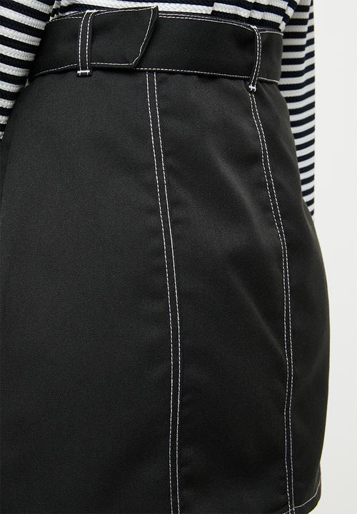 Brave Soul - Utility skirt - black