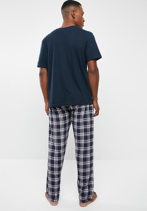 Brave Soul - Karl sleep set - navy & burgundy