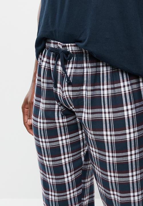 Brave Soul - Karl sleep set - navy & burgundy