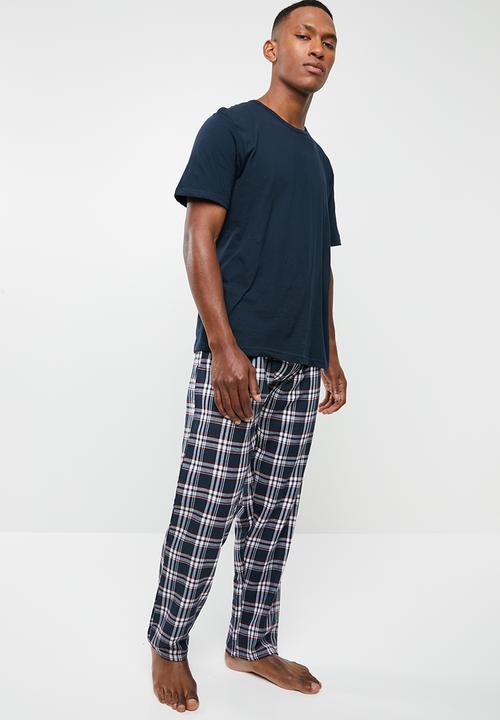 Brave Soul - Karl sleep set - navy & burgundy