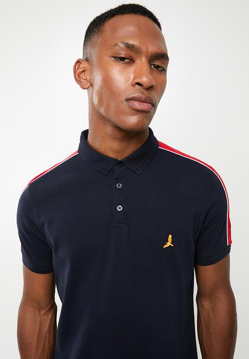 Brave Soul - Goldin short sleeve tee - navy