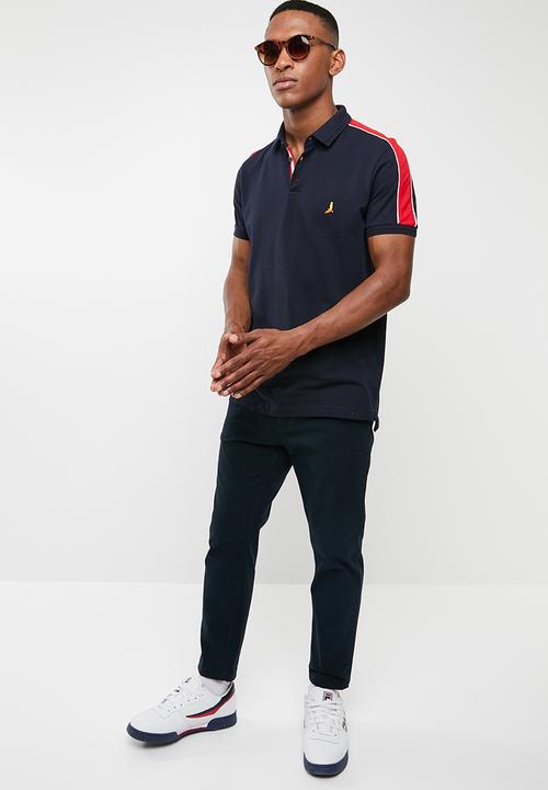 Brave Soul - Goldin short sleeve tee - navy