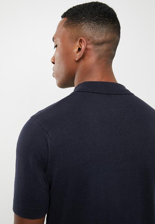 Brave Soul - Columbush short sleeve tee - navy