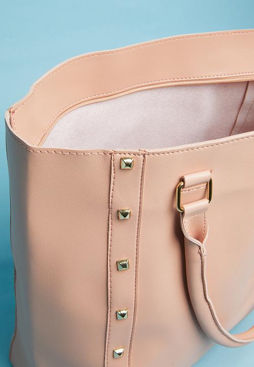 Superbalist - Stud detail handbag - pink