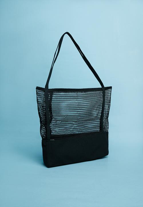 Superbalist - Mesh shopper bag - black