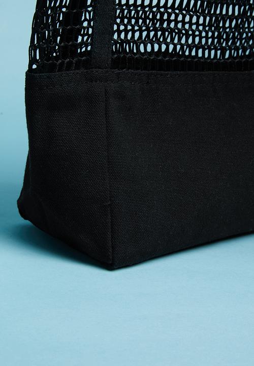 Superbalist - Mesh shopper bag - black