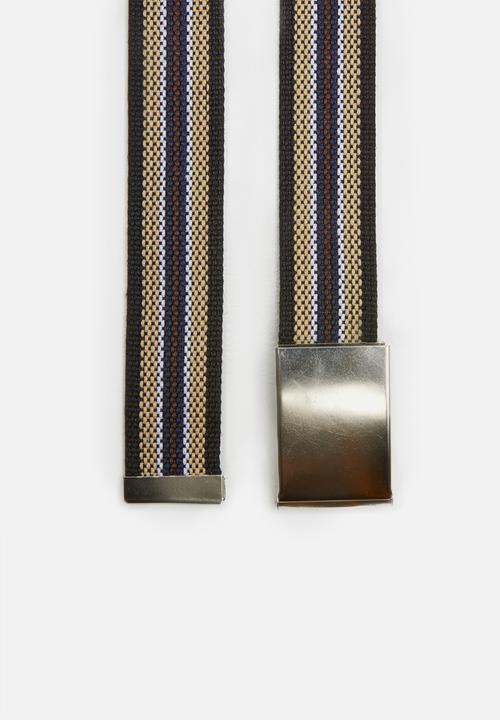 Superbalist - Canvas stripped belt - multi