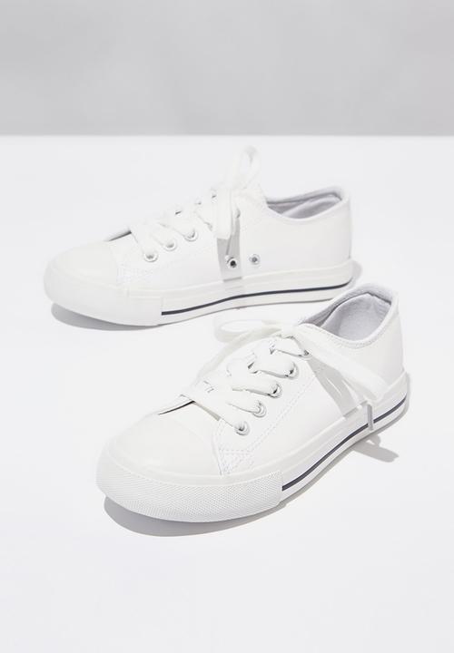 Cotton On - Classic trainer lace up - white