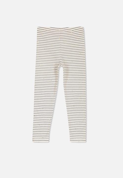 Cotton On - Huggie tights - cream & black