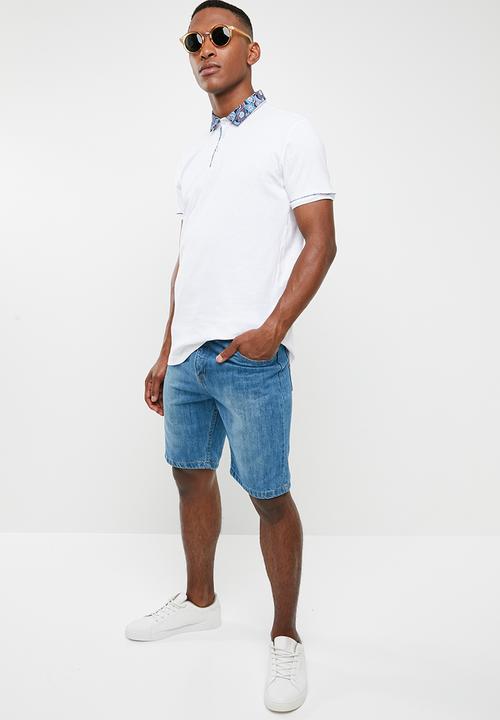 Brave Soul - Croston short sleeve tee - white