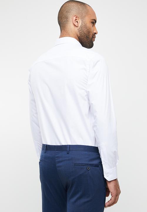 Pringle of Scotland - McNeill long sleeve styled shirt - white