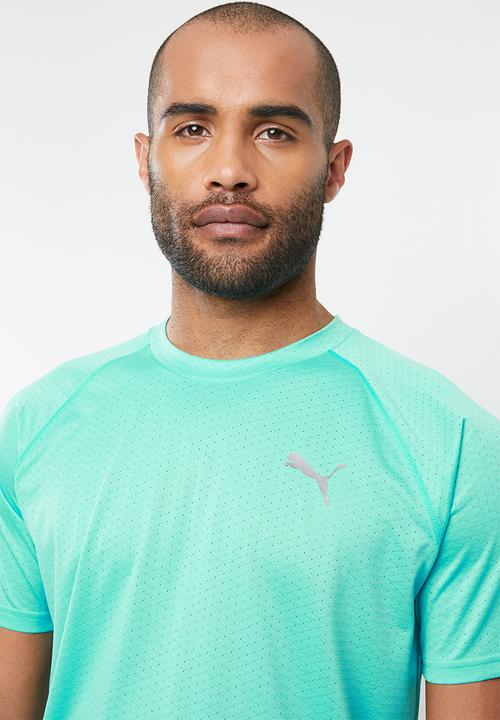 PUMA - Puma short sleeve tech tee - turquoise