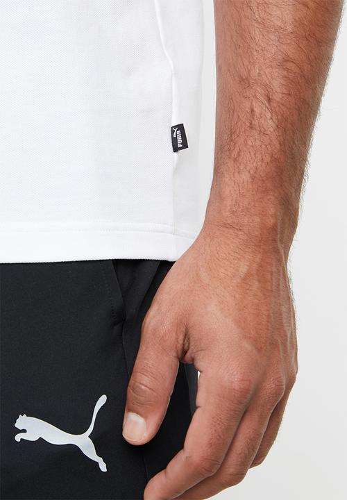PUMA - Ess pique polo - white