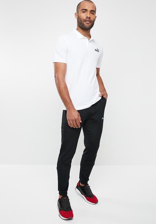 PUMA - Ess pique polo - white