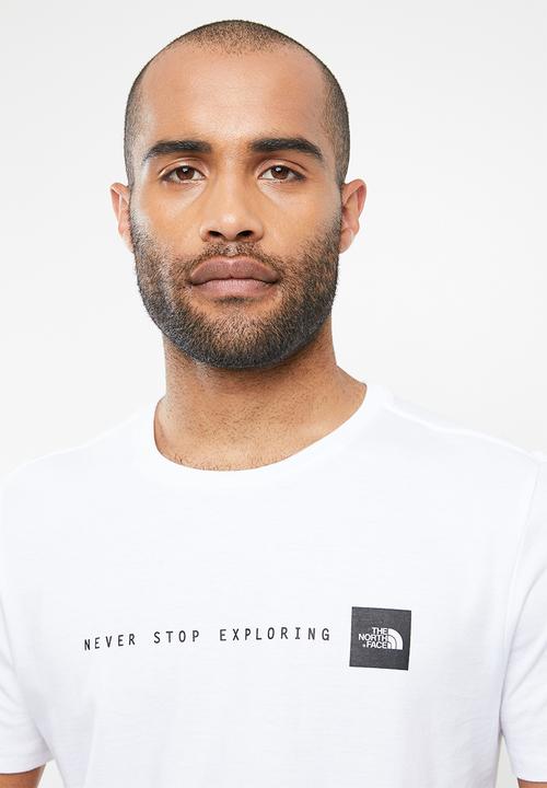 The North Face - Short sleeve nse tee - white & black