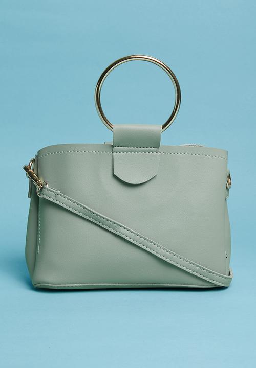 Superbalist - Double ring handle bag - green