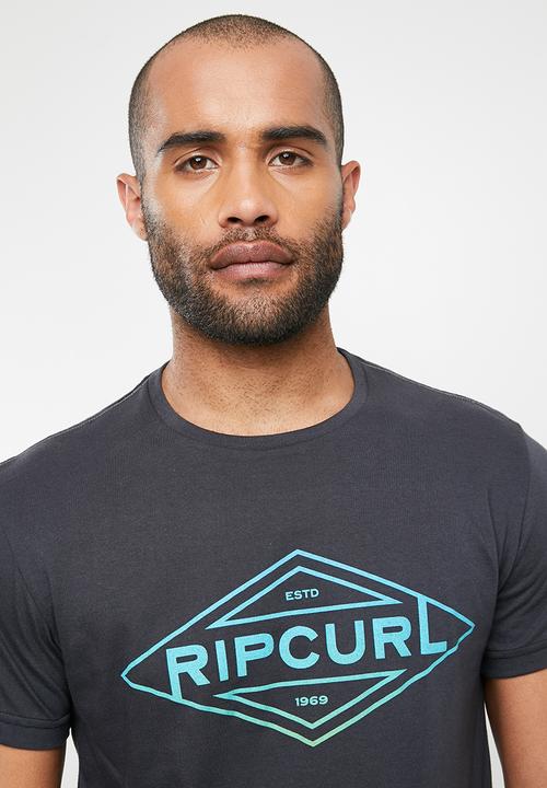 Rip Curl - Palm tubes short sleeve tee - charcoal 