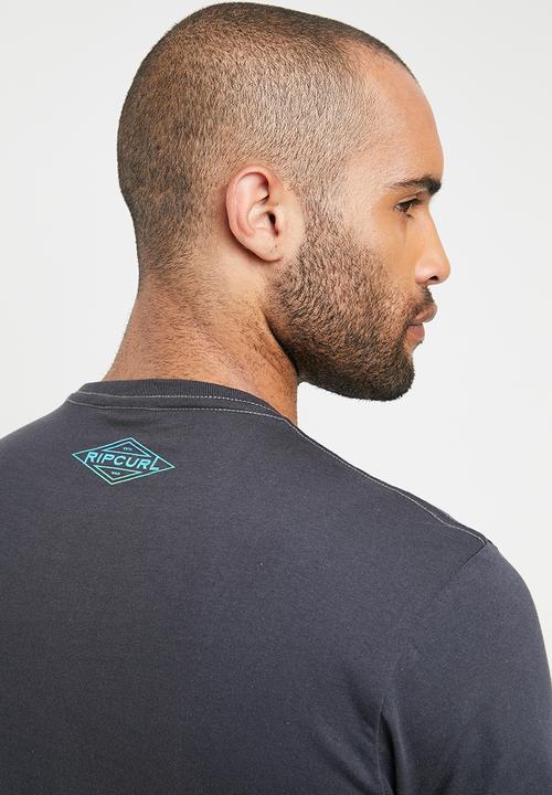 Rip Curl - Palm tubes short sleeve tee - charcoal 