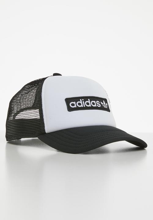 adidas Originals - Foam trucker cap - black & white