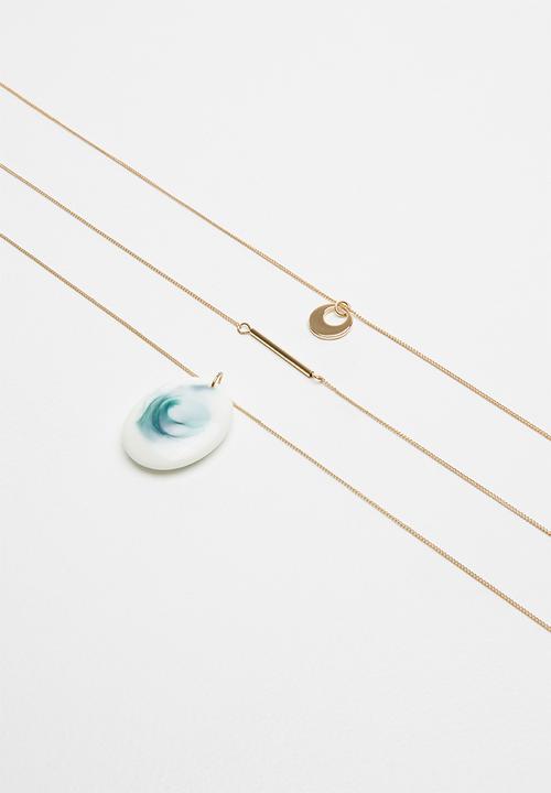 Superbalist - Multi chain necklace  - gold