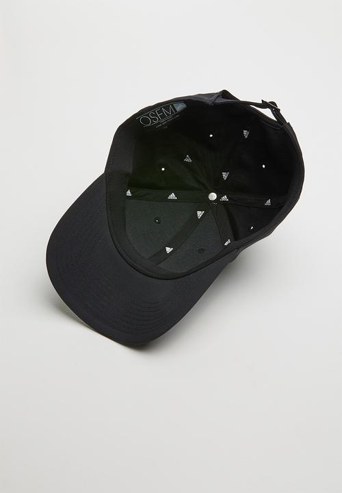 adidas Performance - 6-panel embroidery cap - black & white