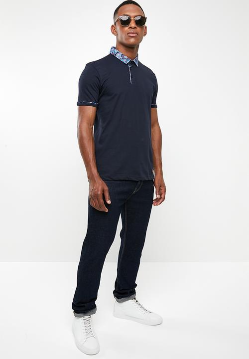 Brave Soul - Croston short sleeve tee - navy