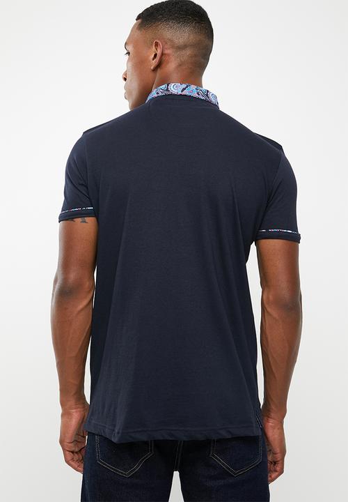 Brave Soul - Croston short sleeve tee - navy