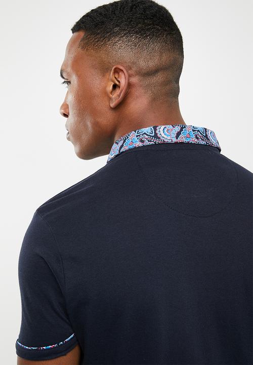 Brave Soul - Croston short sleeve tee - navy