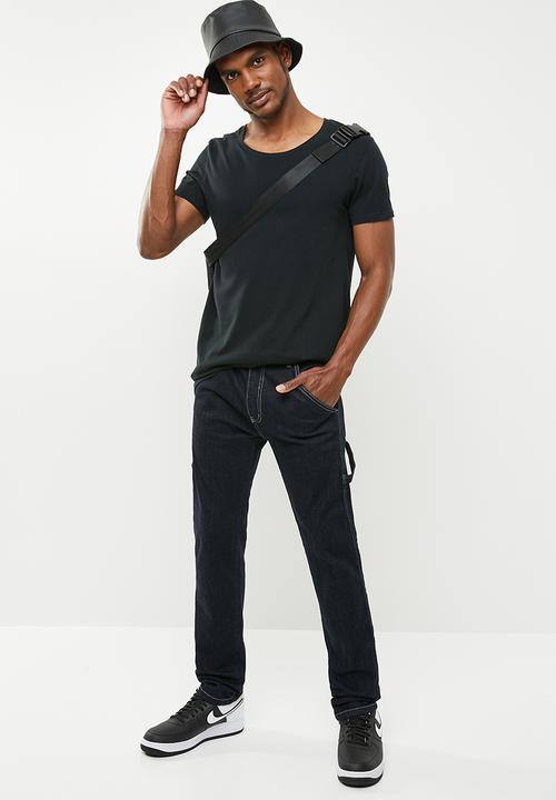 Lee  - Lee slim fit tapered carpenter jeans - blue