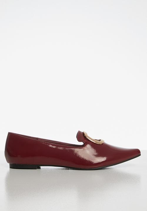 Superbalist - Donna patent pump - burgundy