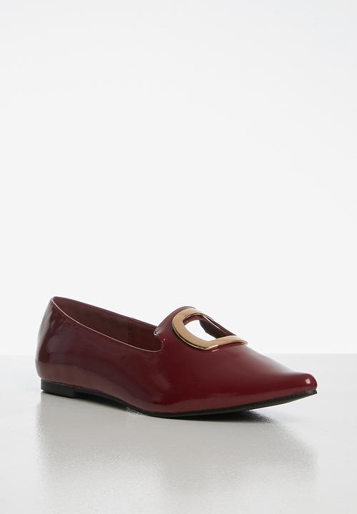 Superbalist - Donna patent pump - burgundy
