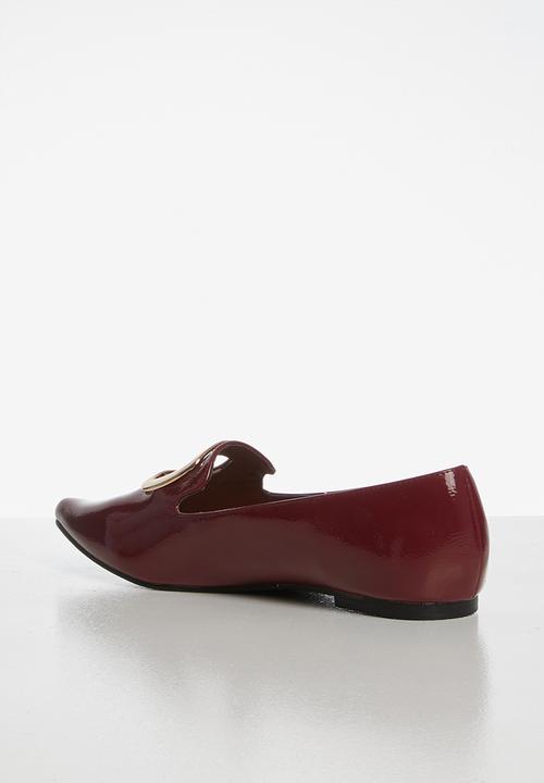 Superbalist - Donna patent pump - burgundy