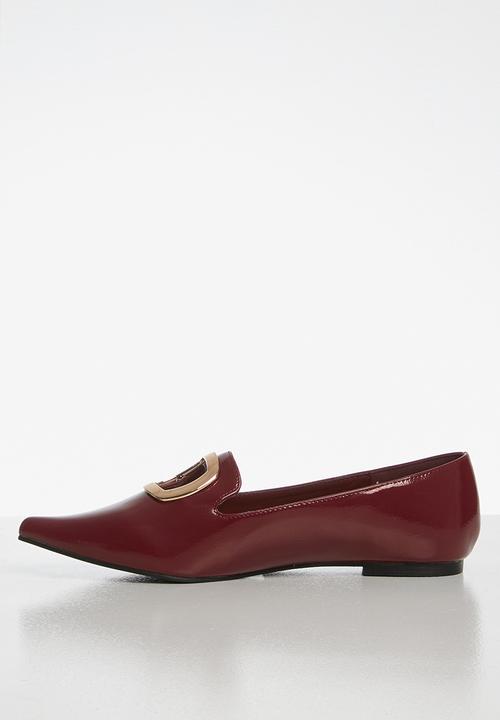 Superbalist - Donna patent pump - burgundy