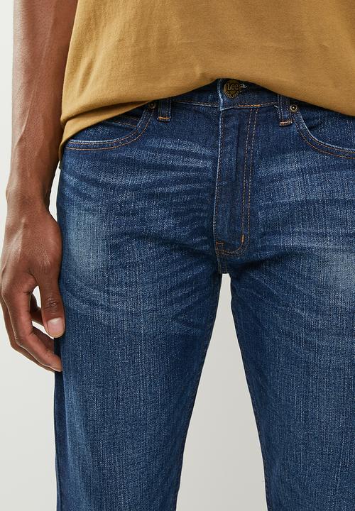 Lee  - Detroit regular slim fit stretch jeans - blue
