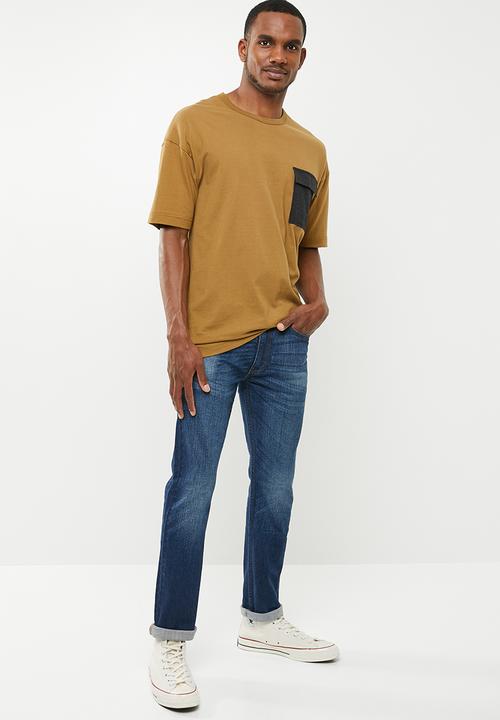 Lee  - Detroit regular slim fit stretch jeans - blue
