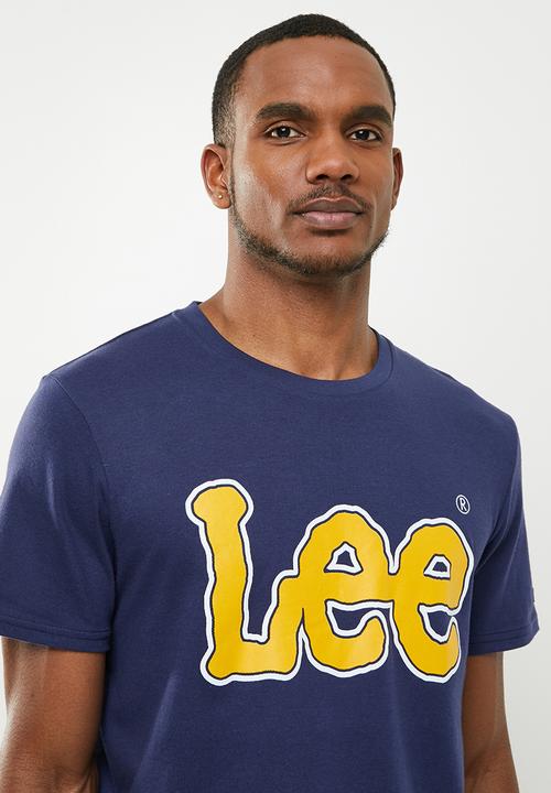 Lee  - Keyline logo tee - navy